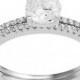 KNS International 3/4 CT. T.W. Tressa Collection Round Cut CZ Basket Set Bridal Ring Set in Sterling Silver