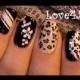 Mix'n'match Leopard Fall Nails