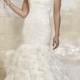 Strapless Sweetheart Lace Appliques Bodice Wedding Dresses with Textured Skirt