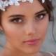 Swarovski Crystal Bridal Floral Crown- Zoe