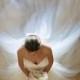 Beautiful Bride Photo! Love The Tulle Train And Long Veil.