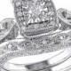 1/5 CT. T.W. Diamond Bridal Ring Set in Sterling Silver (GH I2-I3)