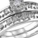 .07 CT. T.W. Diamond Bridal Ring Set in Sterling Silver (GH I2-I3)