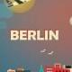 Berlin, Germany Skyline - 8 X 10 Vertical Wall Art Poster Print For Home, Office, And Nursery - Style E8-O-BER