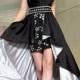 Amazing Stylish A-line One Shoulder Neckline Raised Waistline High-low Prom Dress 6063