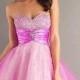Amazing Sweet Tulle & Stretch Satin A-line Sweetheart Neckline Empire Waistline Homecoming Dress