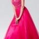 Alluring Tulle Jewel Neckline Floor-length A-line Evening Dress