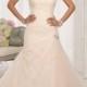 Straps Fit and Flare Sweetheart Vintage Wedding Dresses