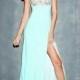 Alluring Chiffon & Tulle Jewel Neckline Floor-length A-line Evening Dress