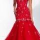 Alluring Lace & Tulle Sweetheart Neckline Floor-length Mermaid Prom Dress