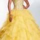 Alluring Organza Sweetheart Neckline Floor-length Ball Gown Prom Dress