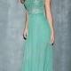 Alluring Sequin Lace & Chiffon Sweetheart Neckline Floor-length A-line Evening Dress