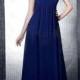 Amazing Charming Chiffon & Stretch Satin A-line Jewel Neckline Floor-length Prom Dress
