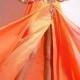 Amazing Chiffon & Strecth Satin A-line One Shoulder Neckline Ruched Prom Dress With Beadings