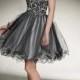 Amazing Lace & Tulle & Satin A-line Sweetheart Neck Raised Waist Homecoming Dress