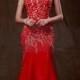 Amazing Organza & Satin Princess Sweetheart Neckline Raised Waistline Floor-length Formal Dress