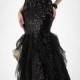 Amazing Sequin Lace & Tulle & Satin Mermaid Strapless Sweetheart Neckline Beaded Lace Appliques Prom Dress