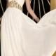 A-line Halter Chiffon Empire Backless Long Sleeveless Prom Dress