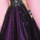 Long Strapless Tulle Crystal Sleeveless Natural Waist A-line Prom Dress