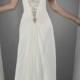 Natural Waist Lace-up Long A-line Sleeveless Chiffon Sweetheart Prom Dress