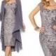 Cheap Mother - Discount Vintage Gray Lace Sheath Mother of Bride Dresses Online with $82.47/Piece 