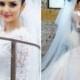 Cheap 2015 New Arrival - Discount New Arrival Elegant 2015 Mermaid Wedding Dresses High Collar Long Sleeve Lace Court Train Ruched Ruffles Tulle Bridal Gowns Online with $133.85/Piece 