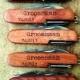 Personalized Pocket Knife, Custom Engraved In Any Quantity: Stocking Stuffers, Father's Day, Groomsmen, Bachelor Party
