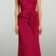 V-neck Straps Sweetheart Bridesmaid Dress with Ruched Bodice
