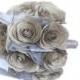 Lovely vintage themed Bridal bouquet, Grey romantic bouquet, wedding Party bouquets, Toss bouquet, Grey Silk bouquets, Grey Paper bouquet