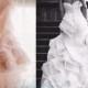 Organza mermaid wedding dress