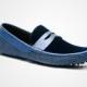 Best Sellers - Culzado Blue Velvet Loafers Shoes