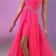 Sleeveless Pink Sweetheart High Low A Line Cocktail Dress