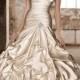 Stunning Fit and Flare Beading Sweetheart Pleated Wedding Dresses
