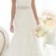 JOL220 new romance off shoulder lace trumpet wedding brides gown