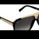 Louis Vuitton Mens Gold Combination LV Sunglasses