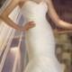 Stunning Organza Sweetheart Ruched Bodice Simple Wedding Dresses