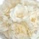 Ivory Bridal bouquets -  Ivory wedding bouquet