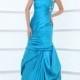 Strapless Floor Length Sleeveless Trumpet Mermaid Evening Prom Dress
