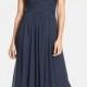 Dessy Collection Strapless Ruched Chiffon Gown
