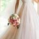 JW15020 dreamlike fairy blush full flowy tulle wedding dress