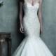 Strapless Sweetheart Beaded Bodice Mermaid Wedding Dresses