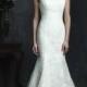 Strapless Slim Line Lace Appliques Mermaid Wedding Dresses
