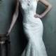 Gorgeous Sheer Illusion Neckline & Back Mermaid Lace Wedding Dresses