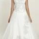A-line Sweetheart Wedding Dresses with Beaded Bodice