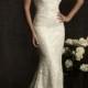 Elegant 2015 UK Short Sleeveless Lace Bridal Gowns