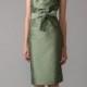 Gorgeous Spring One Shoulder Pleated Luxury Silk Dress with Tie