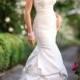 Elegant Strapless Mermaid Ruched Bodice Wedding Dresses