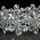 Bridal Bracelet, Wedding Bracelet, Vintage Style Crystal Bracelet ,Art Deco Bracelet,Silver Plated Cuff Bracelet,1920s Bracelet