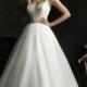 Elegent Straps Sweetheart Bridal Ball Gown with Scooped Back