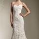 Trumpet Lace Appliques Beaded All Lace Over Wedding Dresses with Long Sleeve Jacket